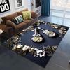Colorful Music Guitar Melody 3D Printed Carpets for Living Room Non-Slip Area Rug Bedroom Bedside Home Decor Washable Floor Mat