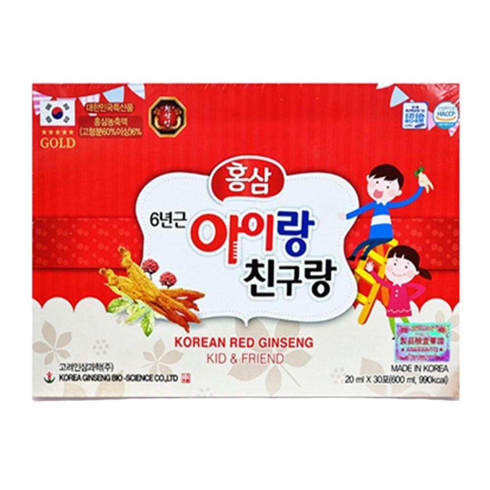Eucell Mall Red Ginseng Kids & Friends 20ml x 30 packets Children's Red Ginseng Balanced Nutrition