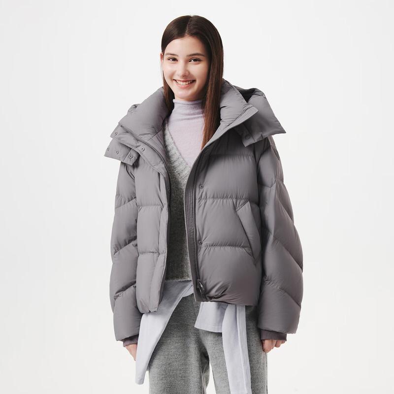 Tanboer Women's Short Down Jacket with Detachable Hood TB5530308Z