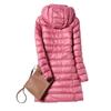 OFTBUY Slim Remove Hooded Parka Fashionable Outerwear 2023 Winter Womens Down Jackets Long Light Thin Coat Puffer Jacket