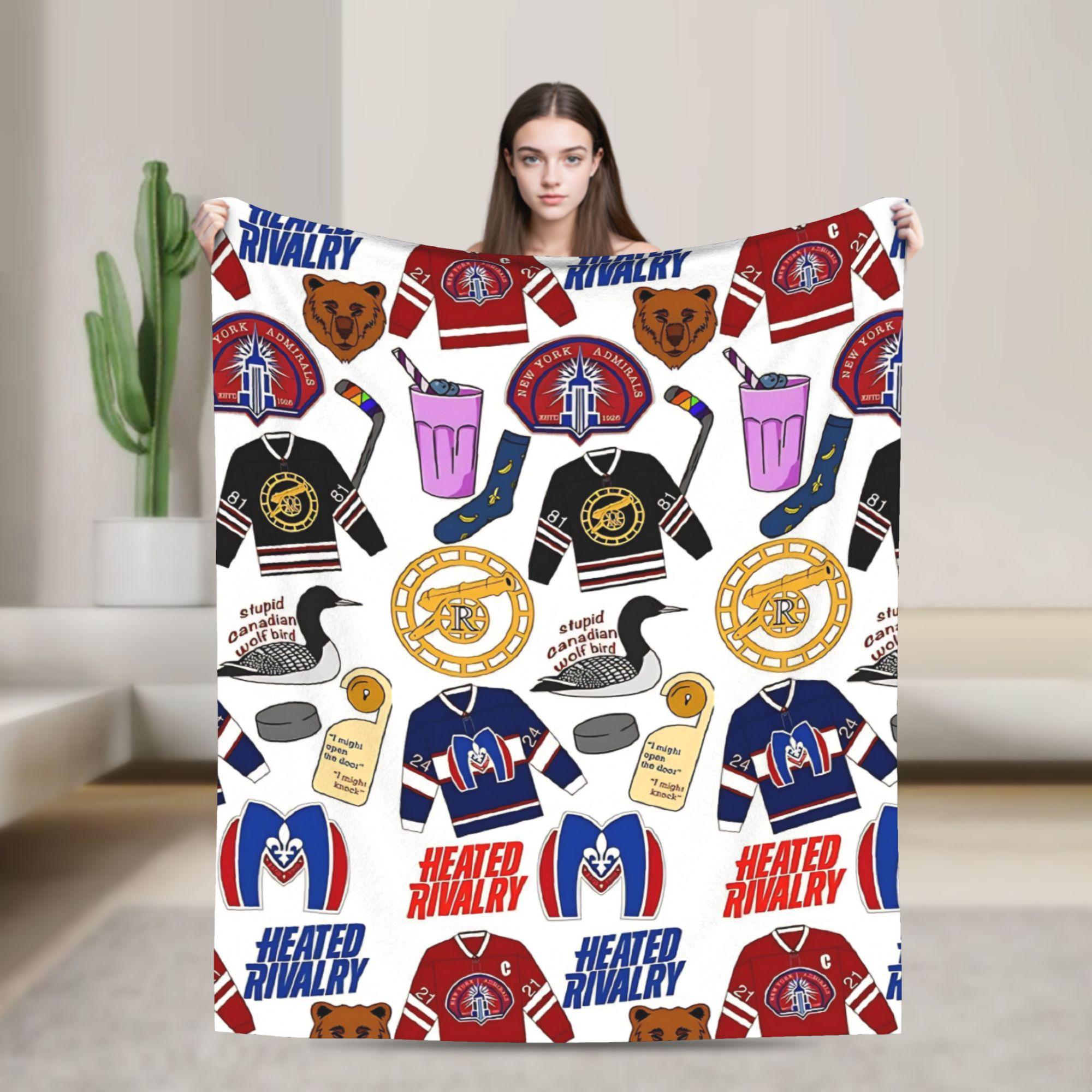 

Heated Rivalry Game Changers Blankets TV show Wool Funny Soft Throw Blankets for Bedspread Decoration 75x90cm