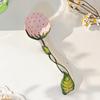 1 Piece Ceramic Soup Spoons Cute Strawberry Spoons Long Handle Porcelain Tablespoons Dinnerware for Ice-cream Desserts Cereal Soup Yogurt