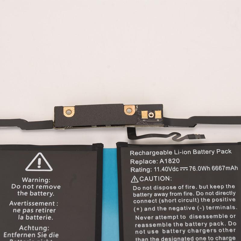 MacBook Pro 15" A1707 (2016-2017) Battery A1820 Replacement