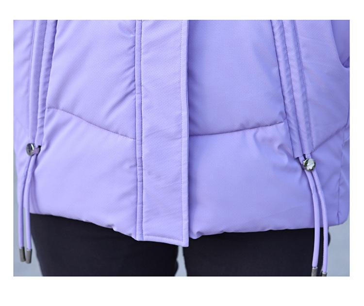 Women's 2024 Winter Hooded Down Cotton Jacket - Wash-Free, Thickened, Slimming Petite Design