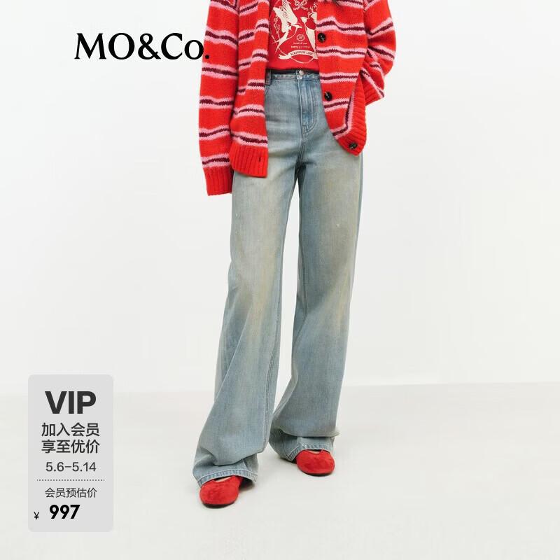

MO&Co. Low Waist Regular Fit Denim Jeans 27