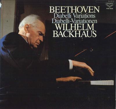 LP Record WILHELM BACKHAUS - Beethoven: Variations On the Diabel K18C9459 LONDON 1955 Japan Obi Classical Used