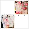 For 8 Iphone 6s 7 Plus Soft Rubber Shockproof Case Flower Transparent Slim Cover