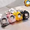 ZAKOL Cute Glowing Night Light Astronaut Cat Schoolbag Keychains Kawaii Bags Charm Decorative Pendants Accessories Gift Girs