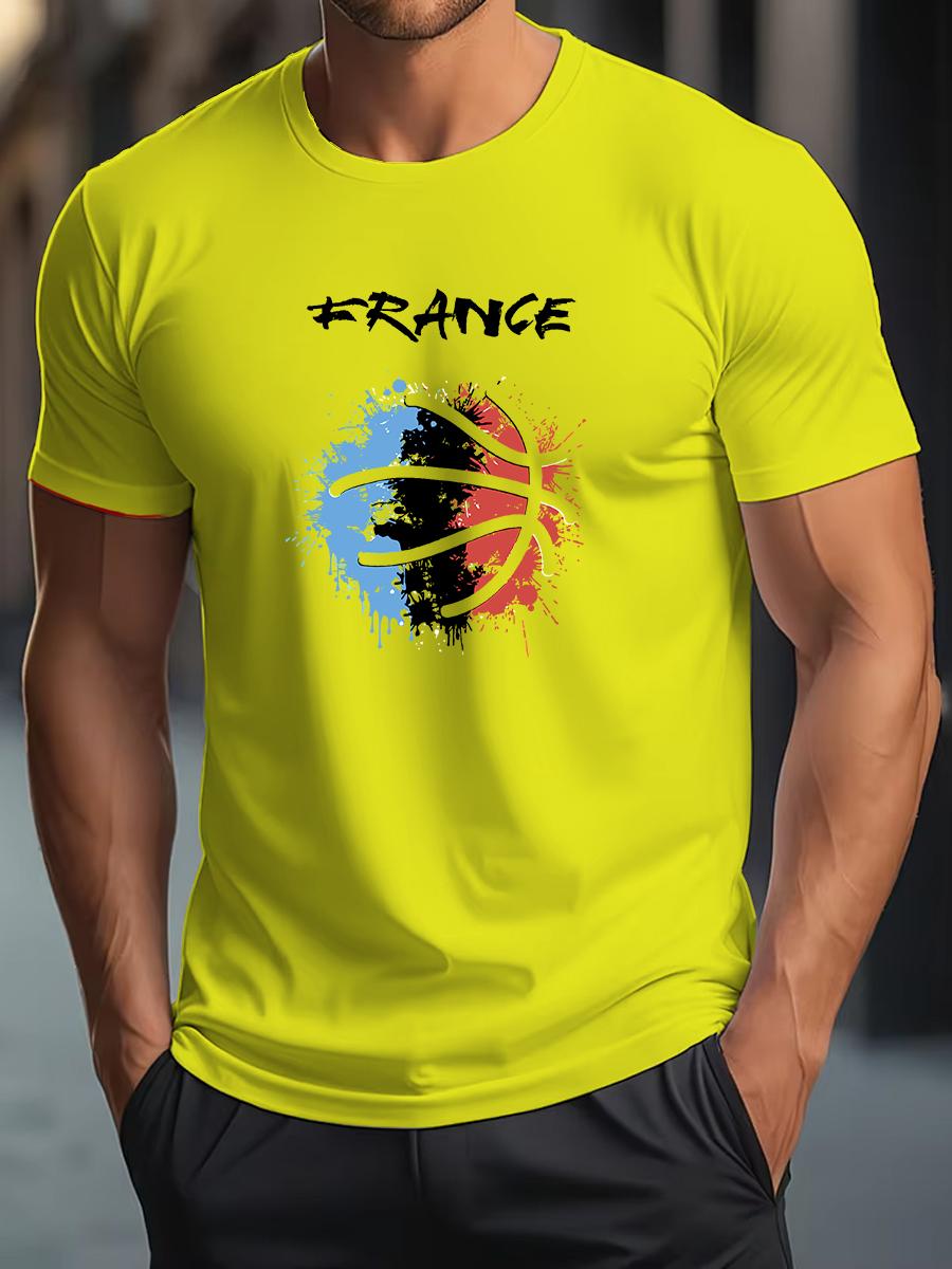 

Летняя мужская футболка с принтом «Баскетбол», футболка с коротким рукавом и круглым вырезом, модный топ 6XL