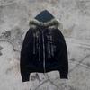 Dámská Streetwear Mikina s Potiskem Punk Hip Hop Styl Běžný Střih Dlouhý Rukáv Zapínání na Zip Vpředu