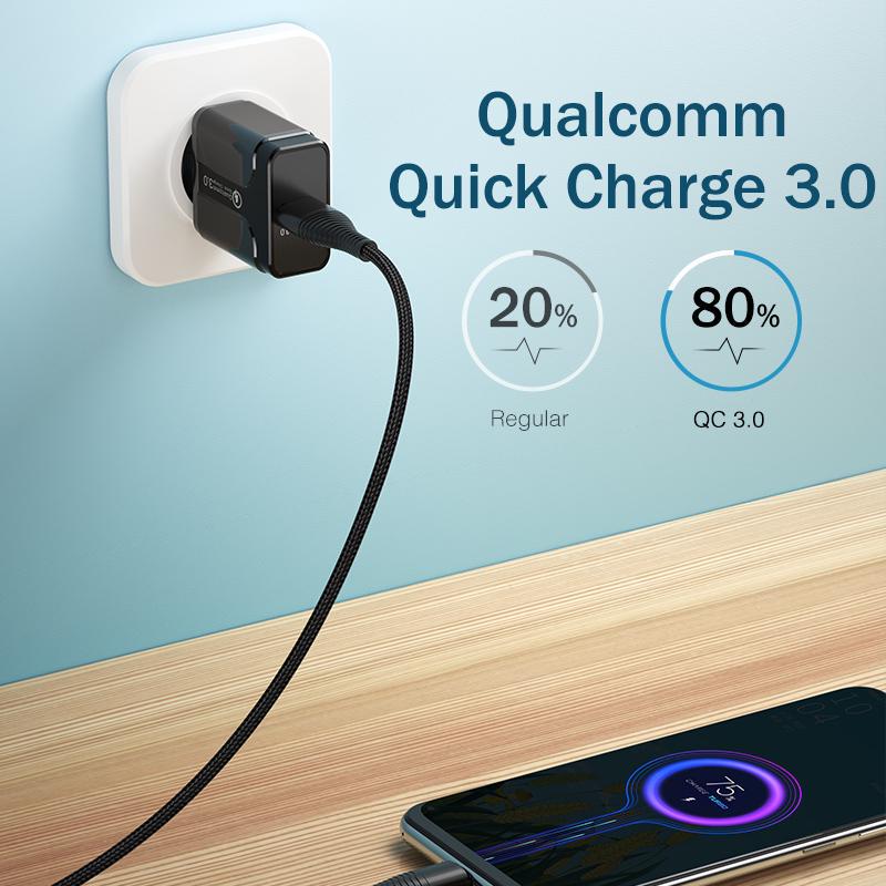 Quick Charge 3.0 for iPhone 15 16 for Samsung S10 S20 for Xiaomi
