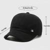 Short-brim baseball cap, fashionable and versatile, Korean style, solid color, duckbill hat, outdoor sports, sun protection cap