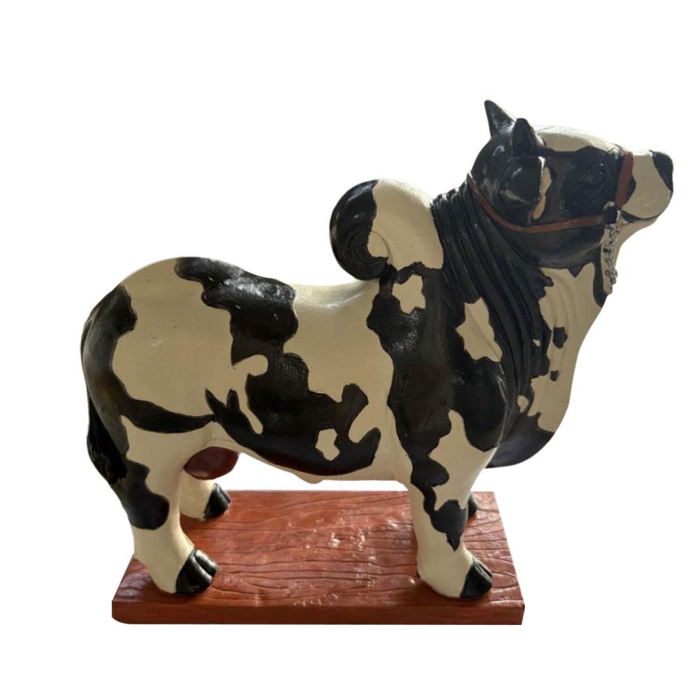 Nelore Bull Liquor Dispenser Handcrafted Alcohol Decanter With Wooden Base Funny Brazilian Bull Bottle Holder For Whiskey Gift