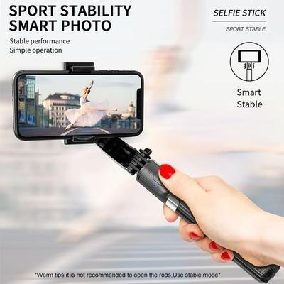 3 Eksenli Gimbal Sabitleyici Bluetooth Uzaktan Kumanda 360 Derece Döndürme Vlog Youtuber Canlı Video Kaydı Sarsıntı Önleyici Telefon Tutucu Gimbal Selfie Çubuğu