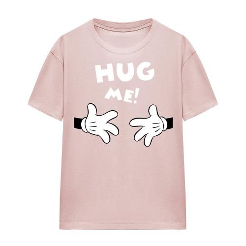 Disney Womens/Ladies Hug Me Mickey Mouse Valentine`s Day T-Shirt