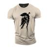 Summer Round Neck 3D Print T-shirts Fitness Sports Tops Fashionable Casual Short Sleeved Men's T-shirts