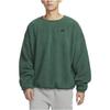 Nike Club Fleece Solid Crew Neck Sweatshirt with Zip Pocket Men Sweatshirt Spruce-Green FB8379-323