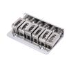 Guitar Bridge 6 String Top Loading Design Adjustable Electric Instrument Replacement PartsSilver for M00877