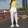 HOUZHOU Ins spodnie dresowe damskie spodnie harlan koreańskie eleganckie spodnie do biegania ponadgabarytowe luźne Harajuku Bf Casual
