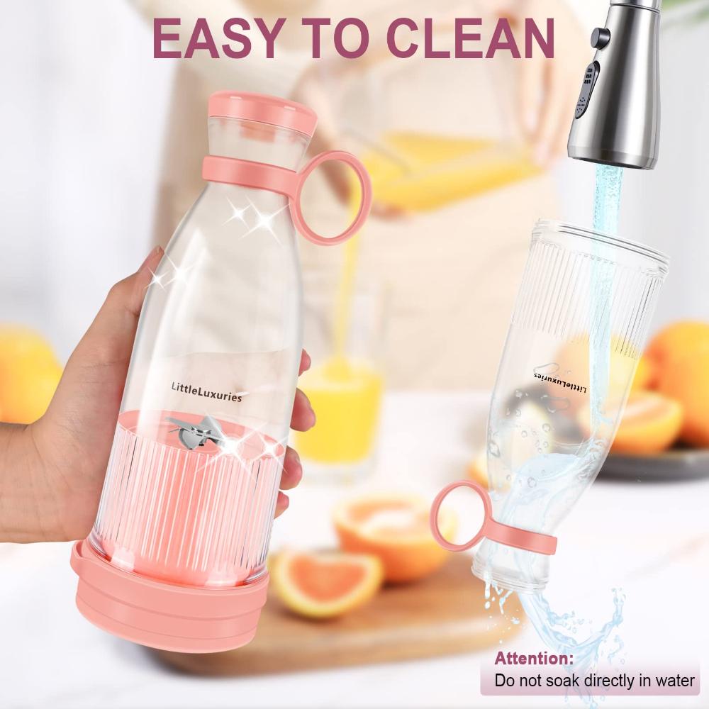 Bouteille Blender Rechargeable Fresh Juicer Mélangeur Portable Blender Smoothie Extracteur de Jus de Fruits Orange Électrique Machine