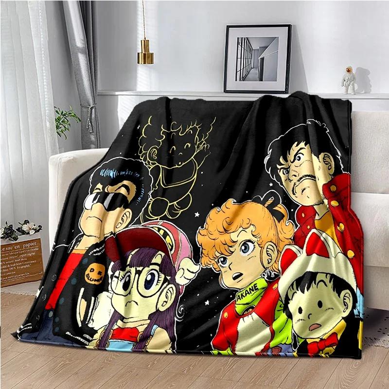 Cute Anime DR S-Slump A-Arale Blanket Super Soft Cartoon kawaii Blanket for Travel Bedding Couch Sofa Bed Blanket Birthday Gift