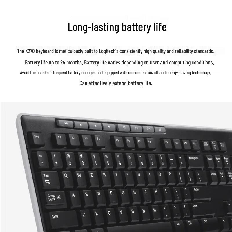 Logitech K270 Wireless Office Keyboard