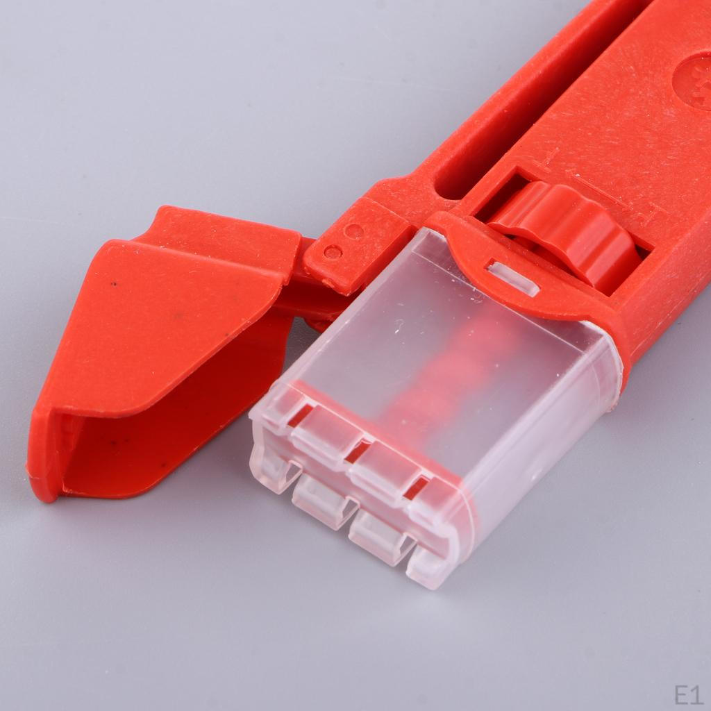 5pcs Lightweight Live Bloodworm Clip Fishing Bander Tool