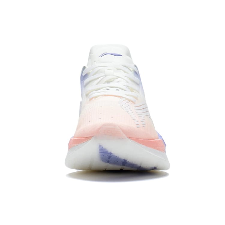Li Ning Shadow 1.0 Running Shoes Women's Low Top Neon Soft Orange/Neon Hydrangea Blue Purple ARRS002-2