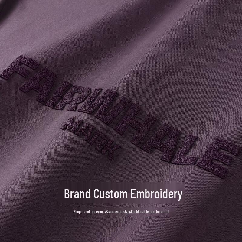 Mark Fairwhale Men's Embroidered Round Neck Short Sleeve T-shirt
