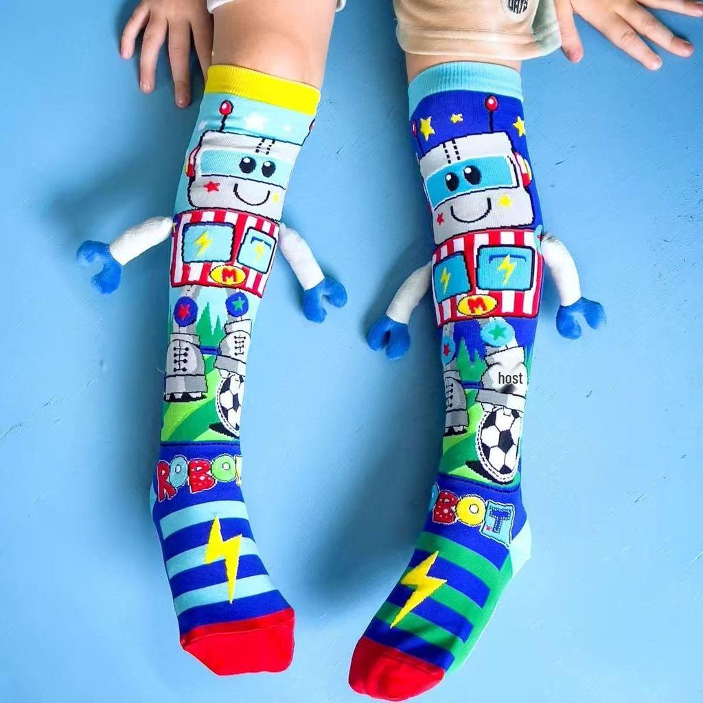 3D Cute Kids' Mid-Calf Socks - Mickey, Minnie & Rabbit Designs