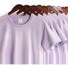 ZIRUNKING 2021 Summer Unisex T-shirts Women/Men Simple Puple O-neck Cotton Match Basic Harajuku T shirt XZGa