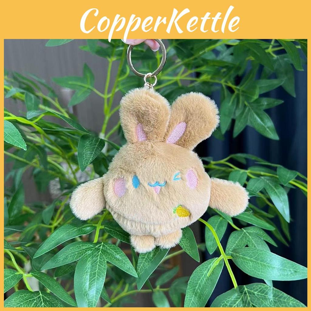 Cuddly Cozy And Rabbit Plush Toy Keychain With Soft Texture And Colorful Options