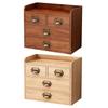 Wooden Storage Box Farmhouse Counter Dresser Desk Drawer Organizer Organization for NightStand Closet Vanity Living Room Nursery