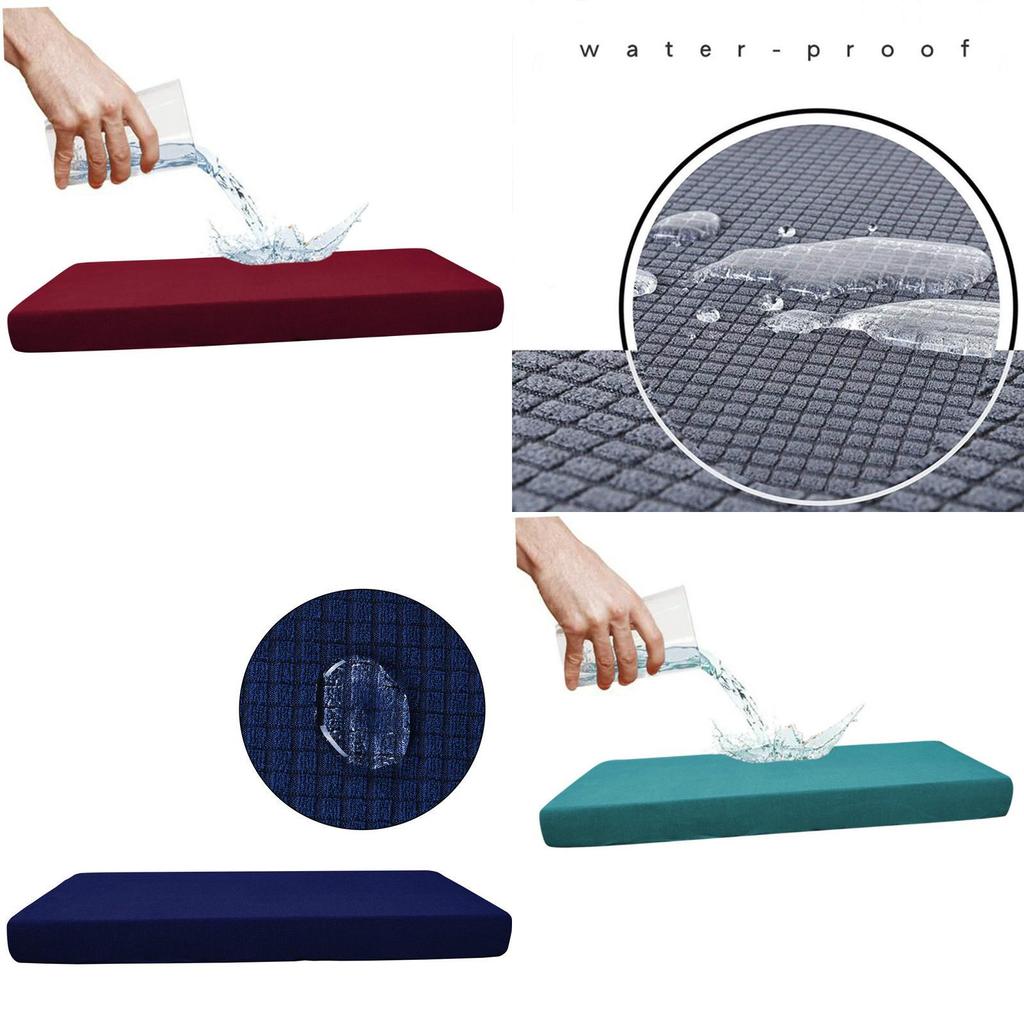 Capa Impermeável para Almofada de Assento de Sofá Material Elástico e Macio Escolha Entre 13 Cores