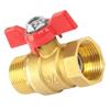 3/4Inch Brass Shut Off Valves Male Female Thread Pipe Fitting Easy To Install