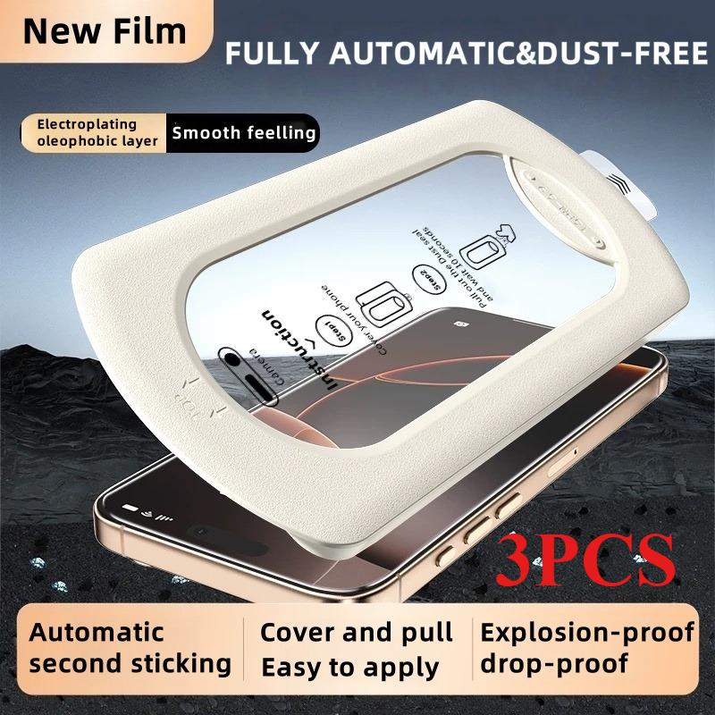 Automatic Adsorption/screen Protector Mobile Film Screen Film Mobile Phone Screen Film Compatible for iPhone Screen Film 17 16 13 12 11 Pro Max Xr
