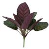 1Pc Artificial Plant Tropical Peacock Leaves for DIY Floral Arrangement Decor