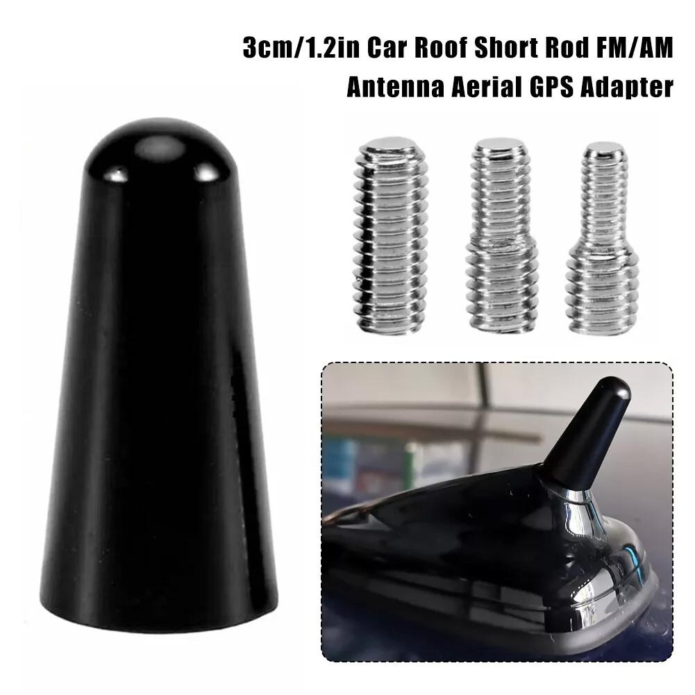 Car Radio Antenna With 4/5/6mm Adapter Radio FM Universal Vehicle Antenna Rod Replacement Car Accessories