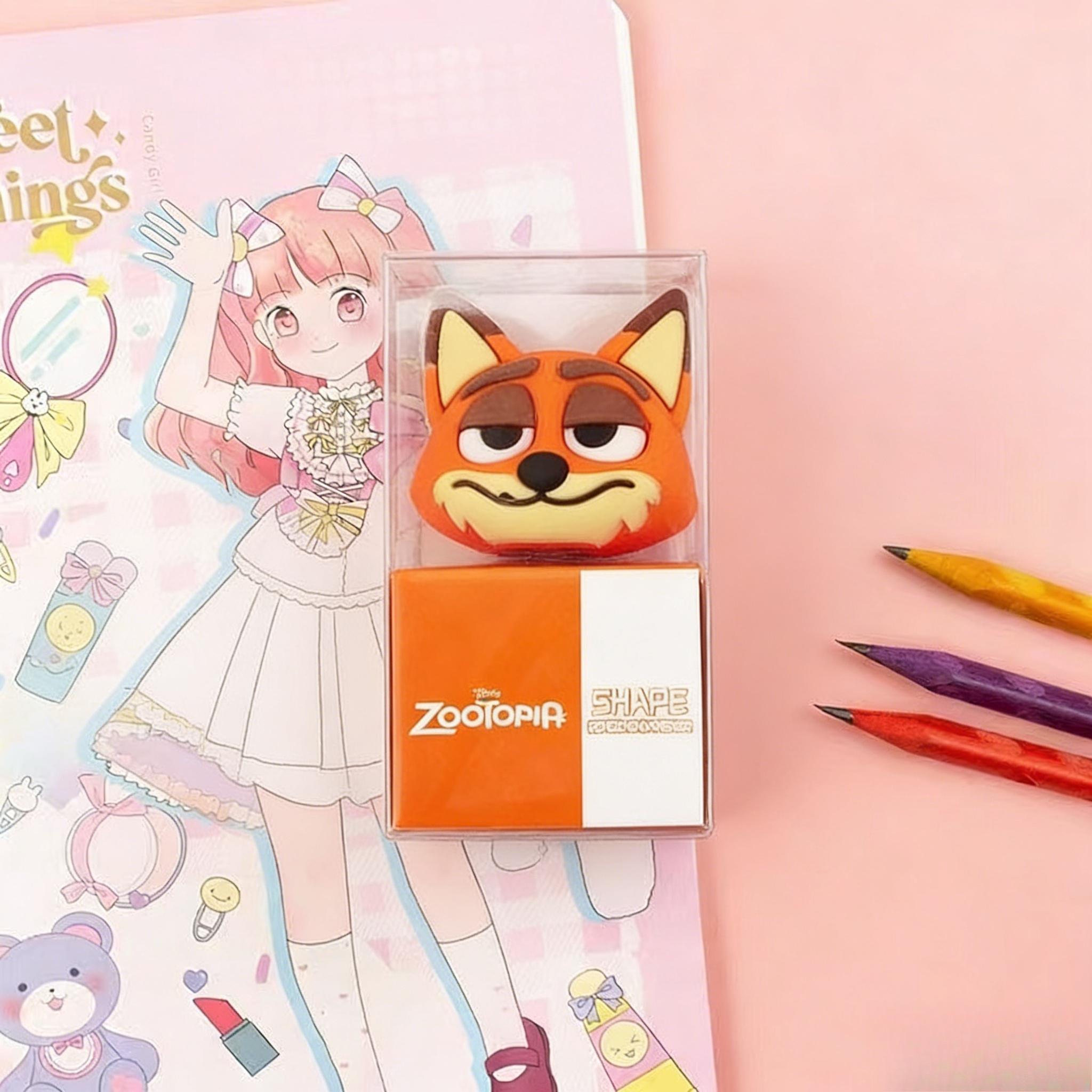 Disney Cartoon Pencil Sharpener Children s Cute Animal Design Zootopia Series School Supplies Student Reward Gift Nick