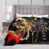 Retro Video Game Clair Obscur Expedition 33 Blankets Flannel Throw Blanket For Outdoor Soft Design Quality Bedspread Gift