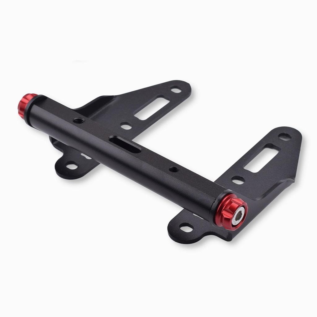 LEDISHUN Motorcycle Windscreen Offset Bracket for Suzuki V-Strom 250SX ('23) <8BK-EL11L> (Red and Black)