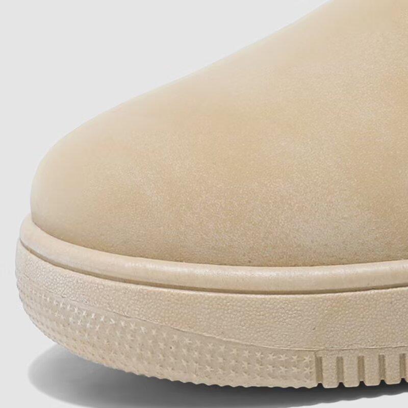 Sněhule pro muže Zimní s integrovanou kožešinou Vodotěsné a protiskluzové s tlustým fleecem Jednonohé vysoké bavlněné boty Teplé bavlněné boty