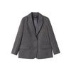 Demana Women's Notched Lapel Winter Business Suit Jacket