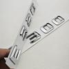 For Mercedes Benz E Class E320 E300 E220 E200 Rear Trunk Badge Emblem Decals Car ABS Chrome Logo Auto Exterior Accessories