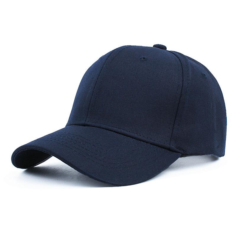 Solid color light board hat women's hard top versatile cap men's pure cotton baseball cap men's sun hat