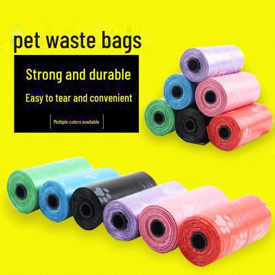 Tragbare Beutel zum Aufsammeln von Tierkot mit Hundeaufdruck – Einwegbeutel, praktisch zum Aufräumen