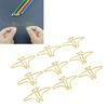 Lot de 100 trombones antidérapants en métal, petits marque-pages décoratifs en forme d'animal mignon