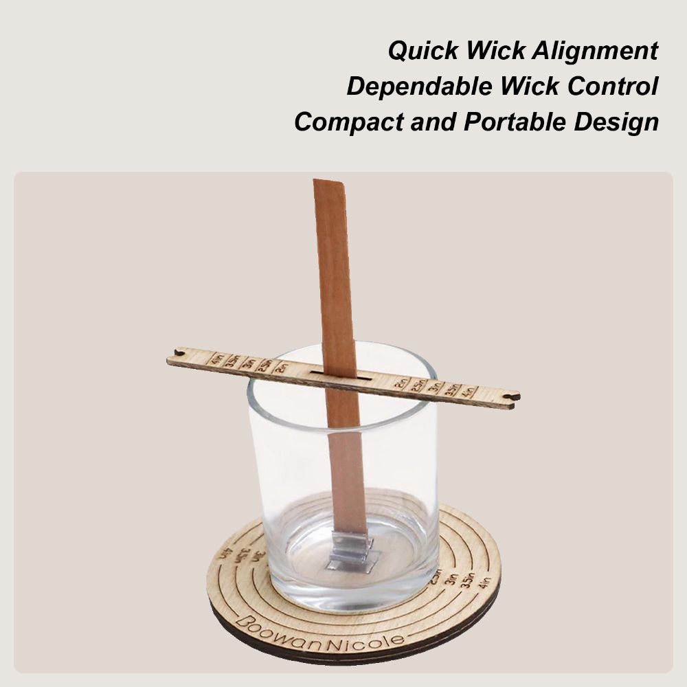 Universal Candle Wick Centering Tool Wick Centering Tool  for Most Candle Jars And Refill Sizes