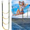 Reusable Boat Rope Ladder 3/4/5 Step Boat Folding Ladder  Canoeing Use