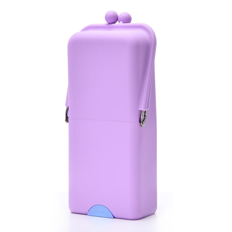 1pcs Silicone Makeup Brush Storage Bag Cosmetic Tool Travel Waterproof Makeup Silicone Organizer Portable Toiletry Storage Box